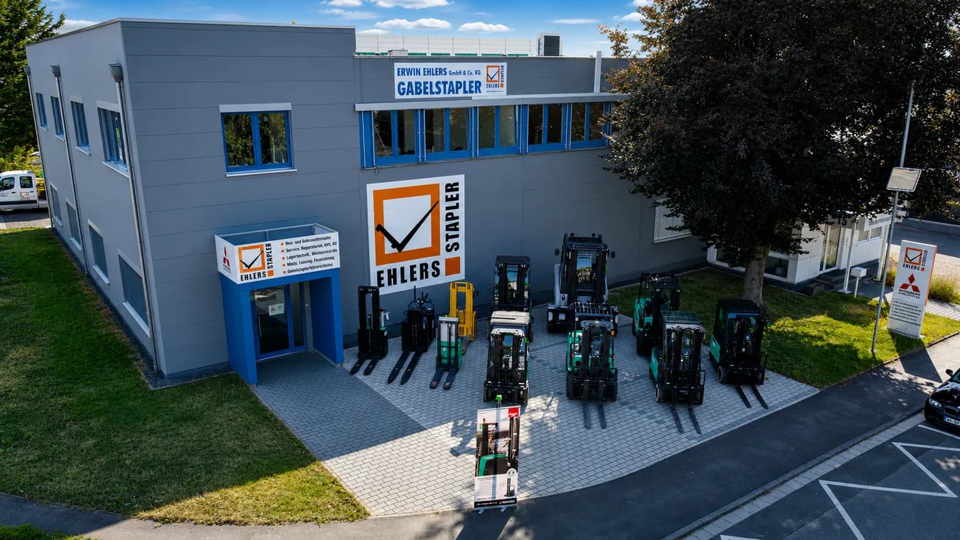 Firmengebäude von Ehlers Stapler mit Mietstaplern in Hofheim-Wallau
